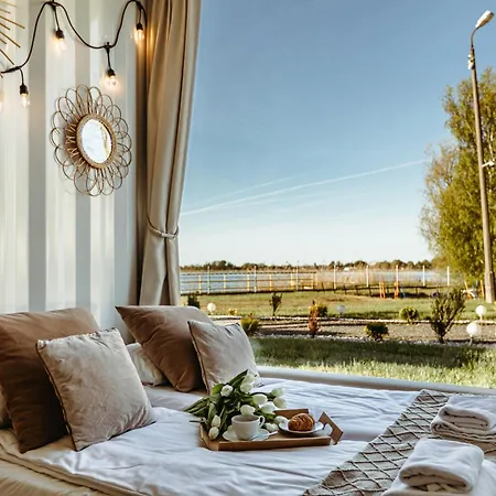 Herbals - Tree&Lake Houses With Bath, Sauna, Bikes, Motorboat Mielno  Exterior photo