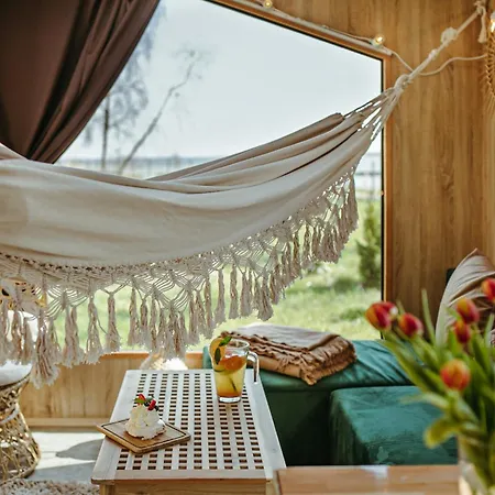 Herbals - Tree&Lake Houses With Bath, Sauna, Bikes, Motorboat Mielno  Room photo
