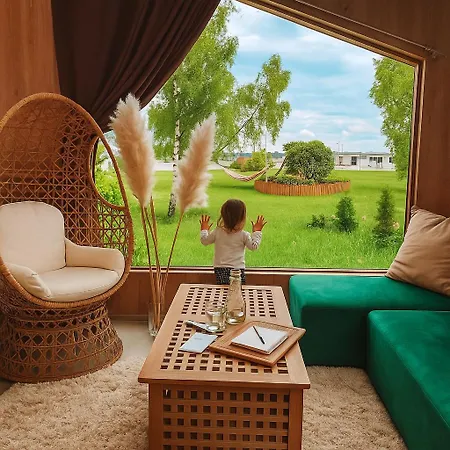 Herbals - Tree&Lake Houses With Bath, Sauna, Bikes, Motorboat Mielno  Exterior photo