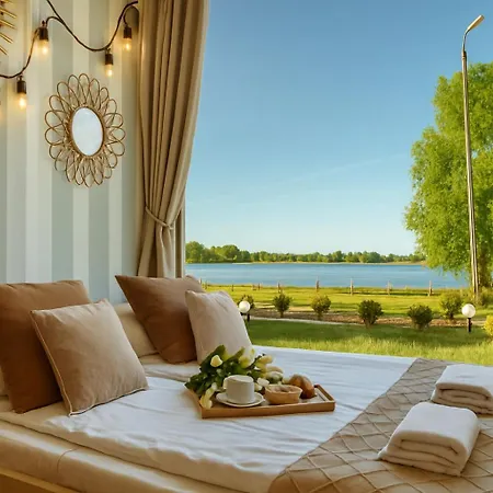 Herbals - Tree&Lake Houses With Bath, Sauna, Bikes, Motorboat Mielno  Exterior photo